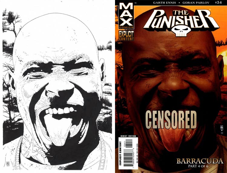 Tim Bradstreet, The Punisher #34.