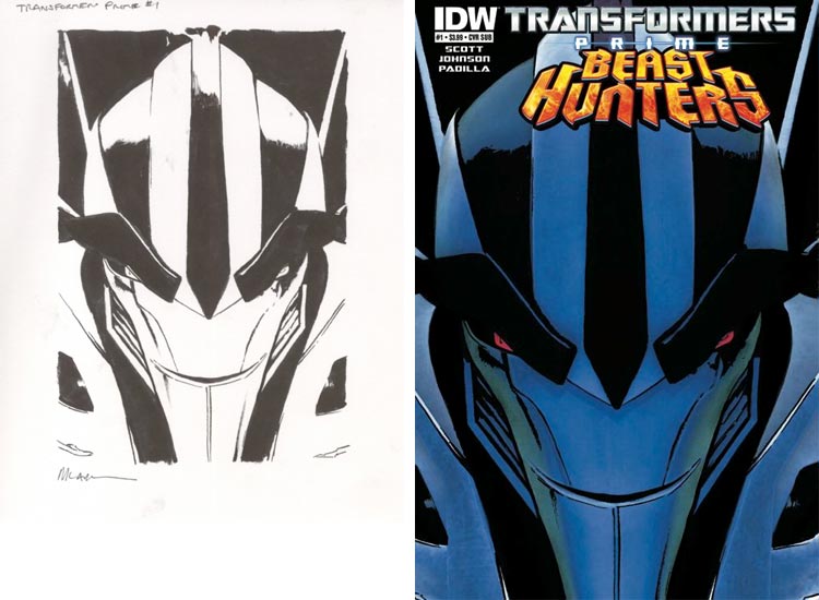 Michael Lark, Transformers Prime Beast Hunters #1.